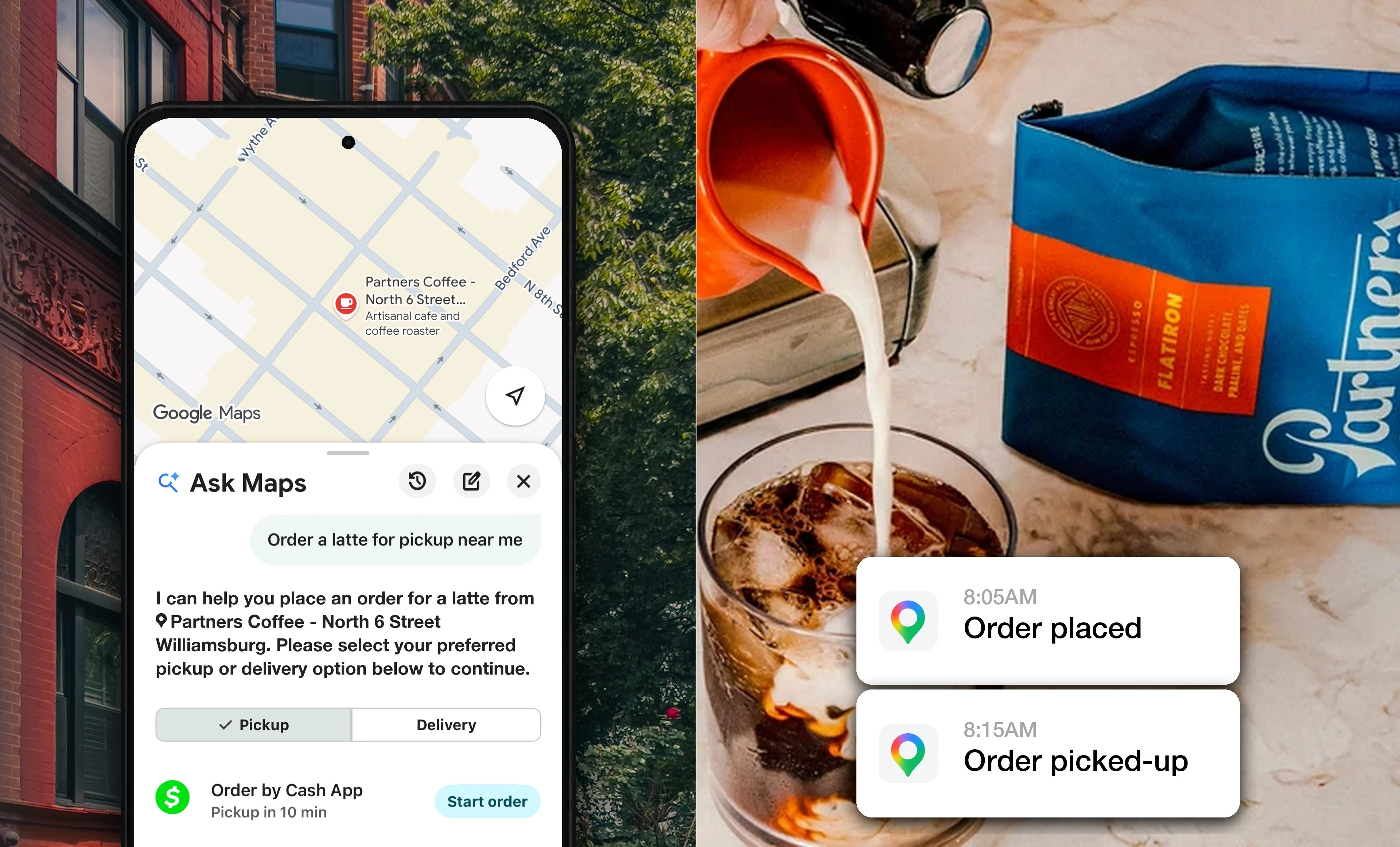 Square and Google Expand Collaboration for Food Ordering via Ask Maps