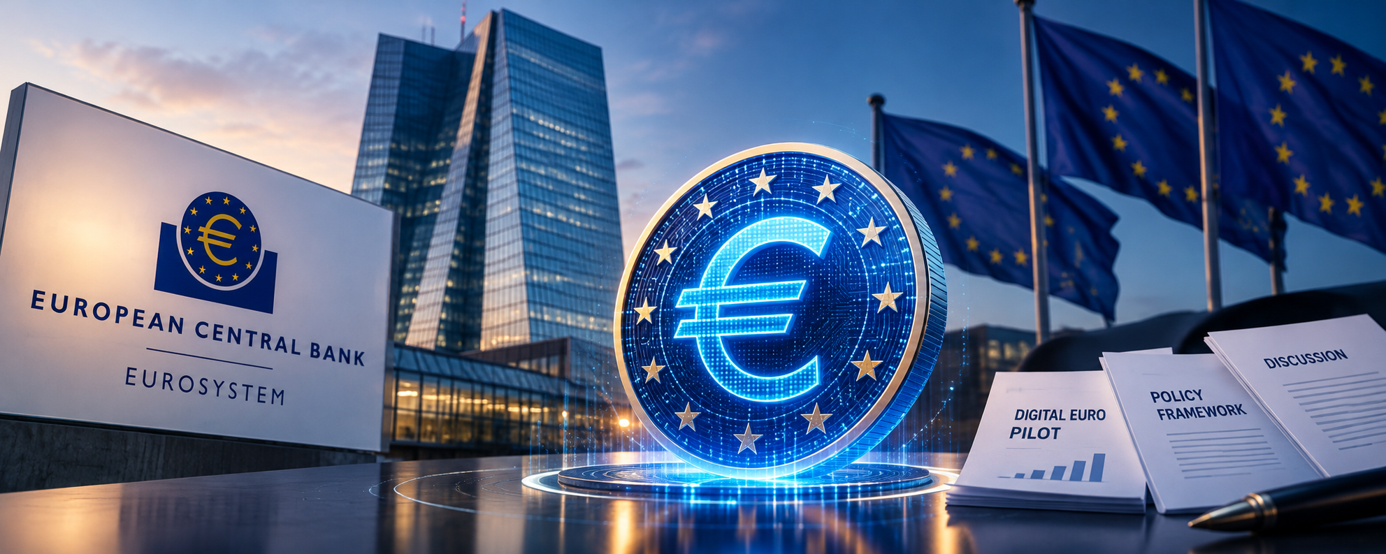 ECB Discusses Digital Euro Pilot and Policy Framework — uploaded story image